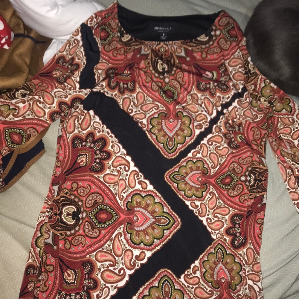 Boho paisley dress